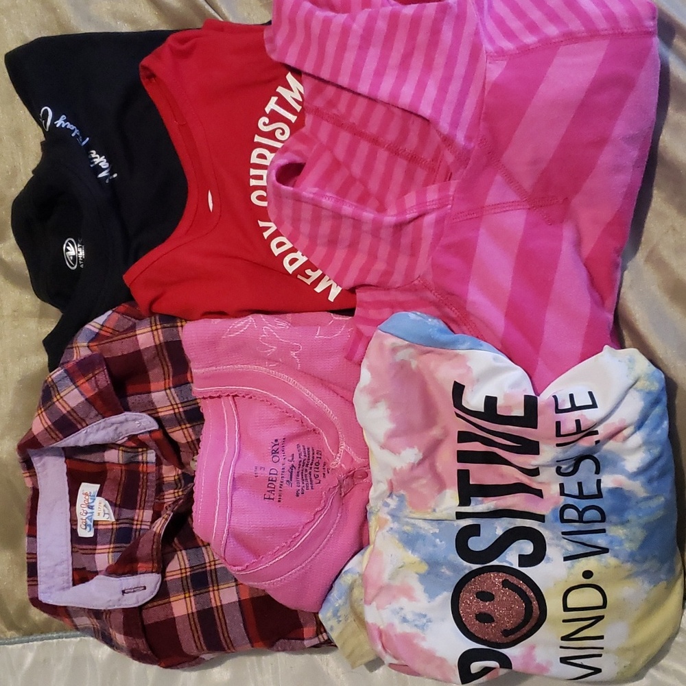girls long sleeve shirts 10/12